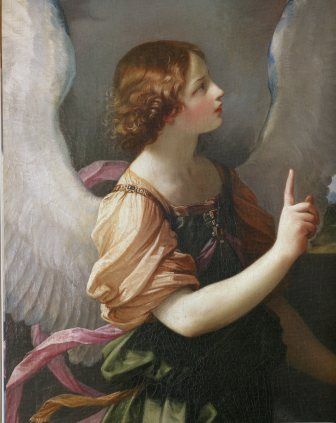 L'arcangelo Gabriele a volte è rappresentato con fattezze femminili.